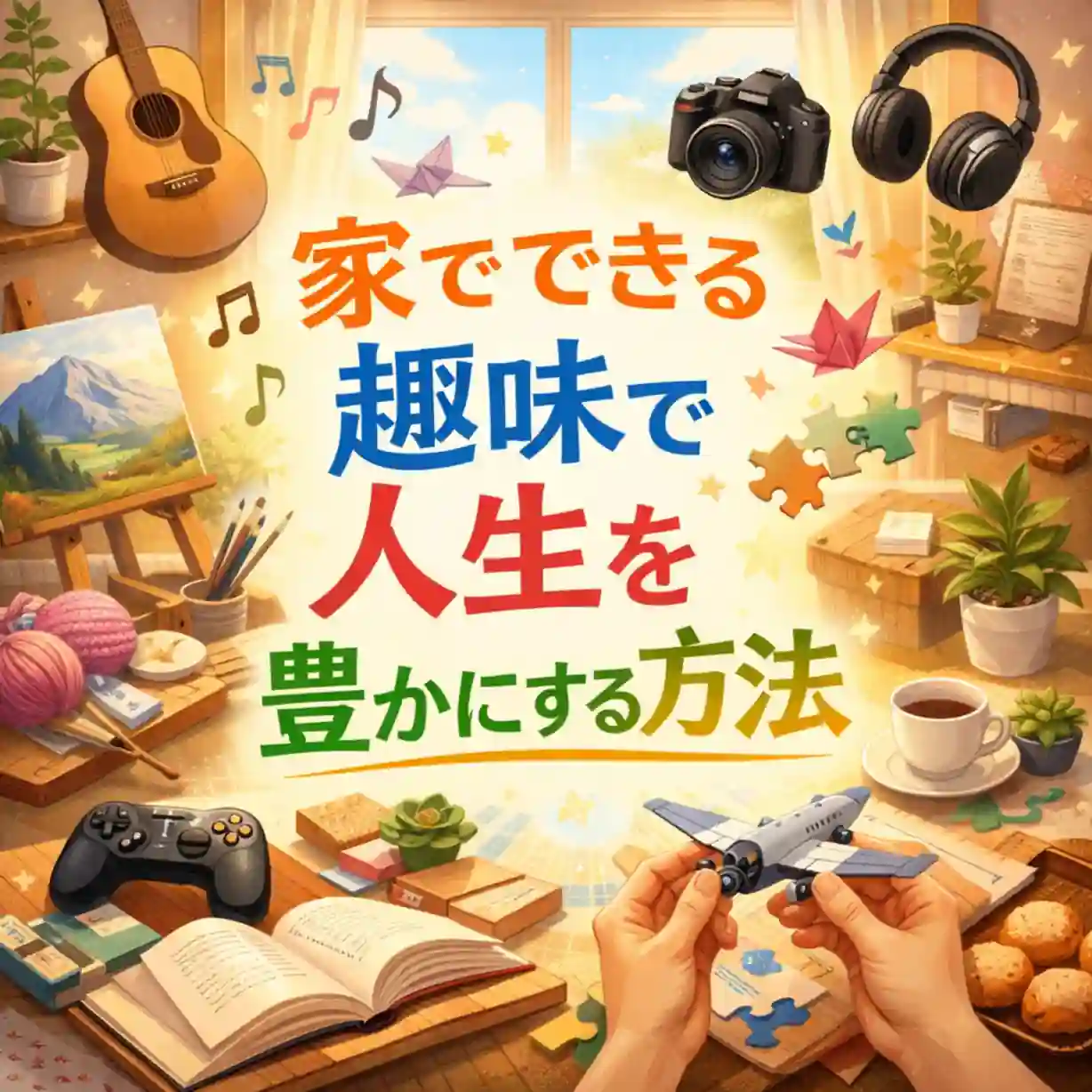 家でできる趣味で人生を豊かにする方法